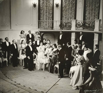 Photograph of an opera performance from 1940